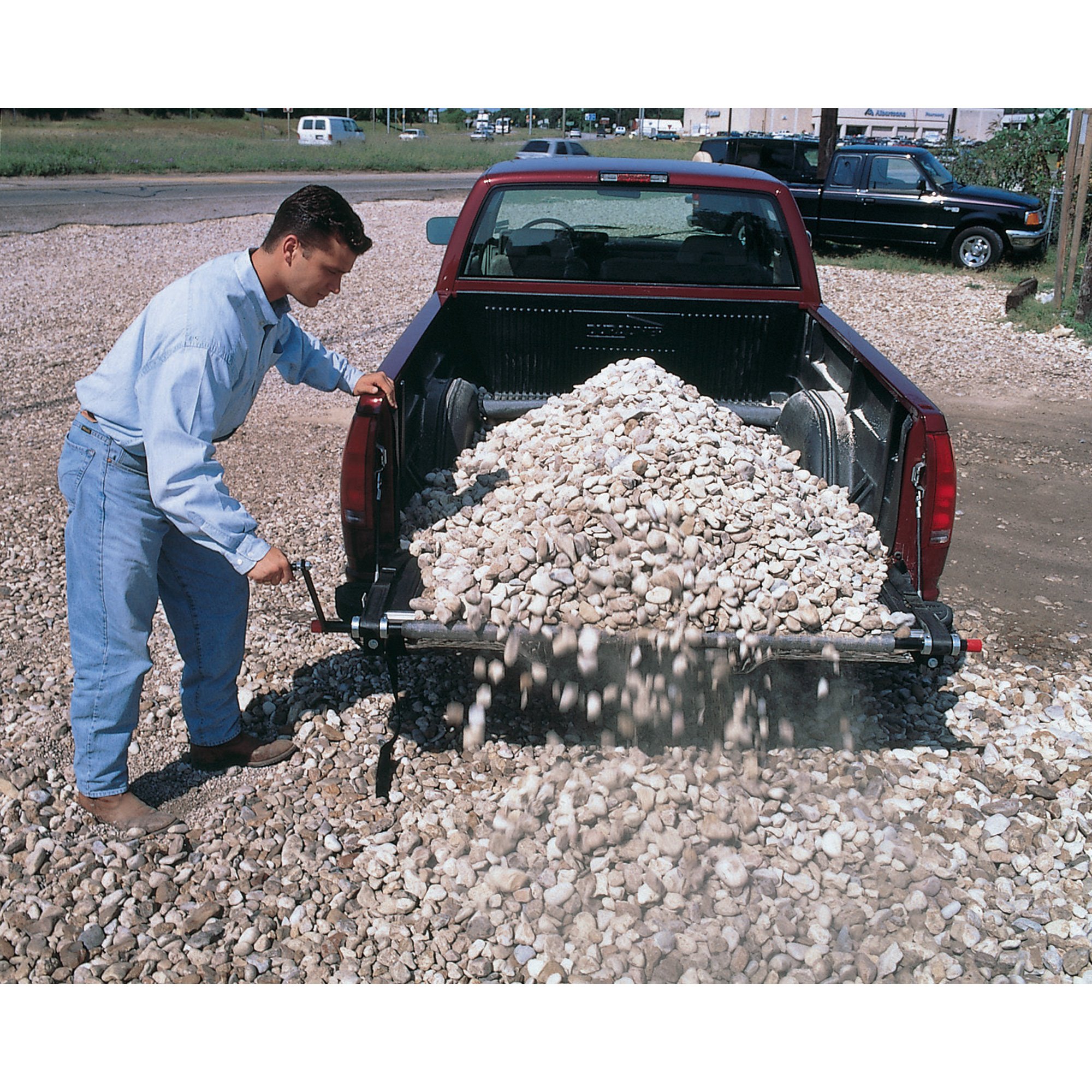 Loadhandler Pickup Truck Unloader — Heavy-Duty Full-Size Professional Model, 3,000-Lb. Capacity, Model# LH3000